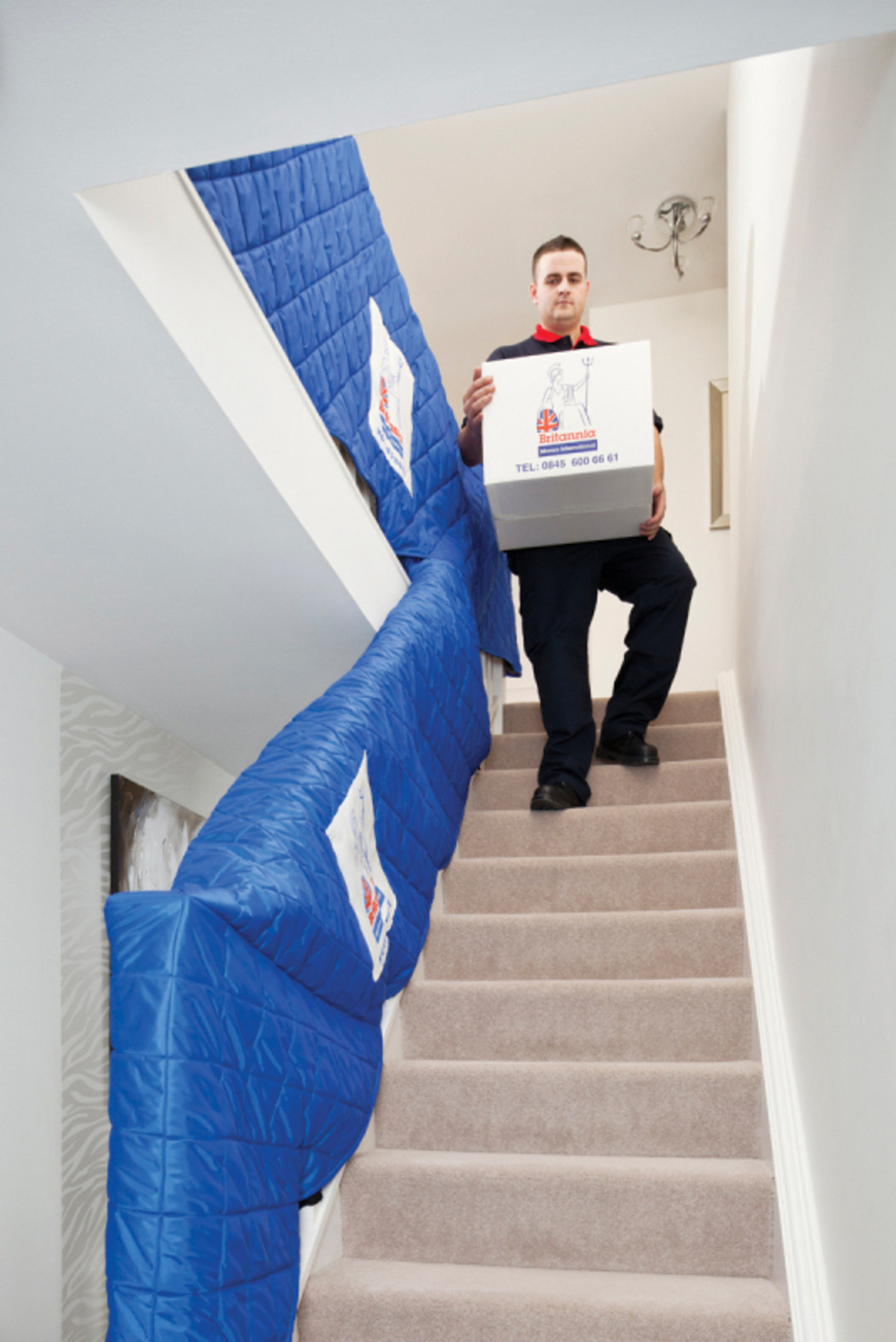 BMI Carrying Items Down the Stairs
