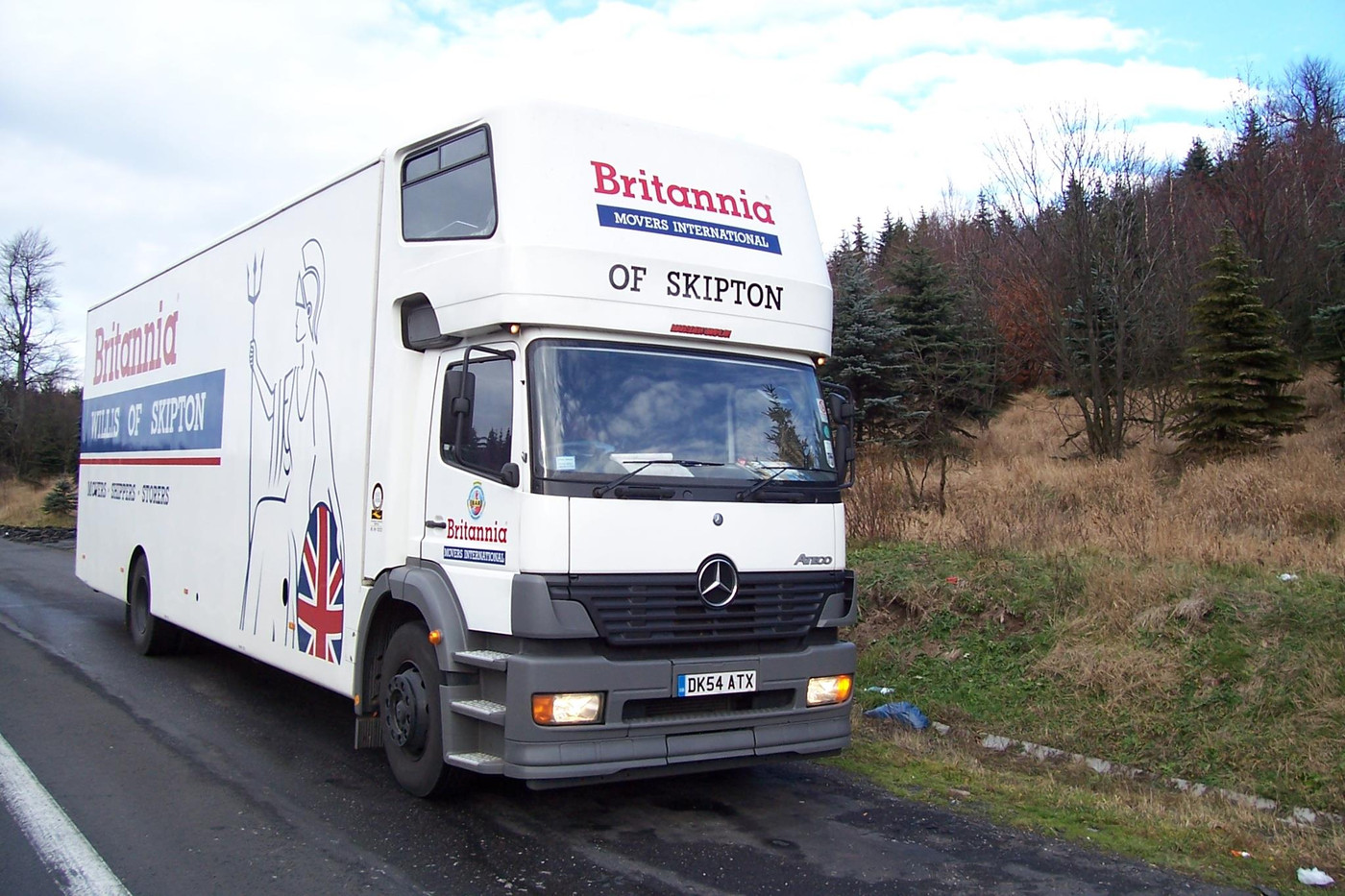 Van supplied by Mercedes